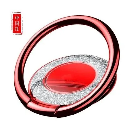 Металлический палец кольцо держатель для iPhone XS 8 samsung телефон кольцо мобильный телефон держатель подставка для магнитной Автомобильная Подставка для телефона - Цвет: Red-A