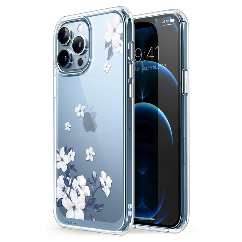 best case for iphone 13 pro max For iPhone 13 Pro Max Case 6.7 inch (2021 Release) I-BLASON Halo Scratch Resistance Slim Clear Case with TPU Inner Bumper iphone 13 pro max leather case