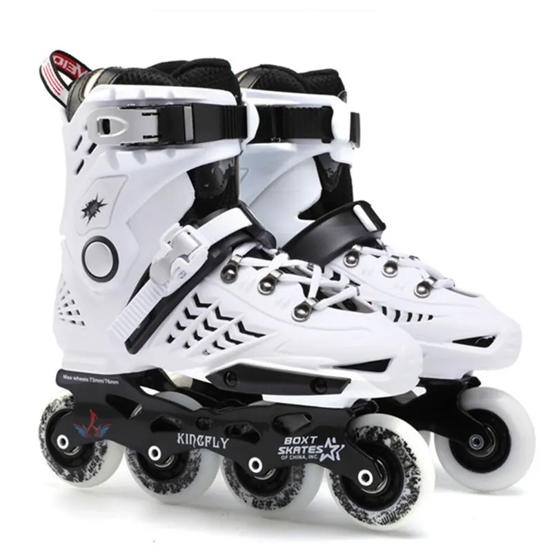 Профессиональные роликовые коньки для взрослых 72 76 80мм или 3*110 мм Slalom Speed Patines Free