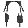 Shoulder Holster Adjustable Vertical Concealed Carry Holster for Men Double Magazine Pouch Fit 1911,Glock 19, 17,43 Shield 9mm 2