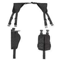Shoulder Holster Adjustable Vertical Concealed Carry Holster for Men Double Magazine Pouch Fit 1911,Glock 19, 17,43 Shield 9mm 2