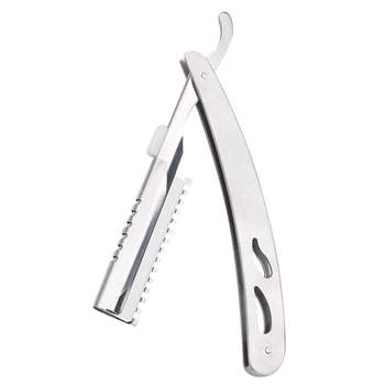 

Stainless Steel Barbers Shaving Mens Razor Professional Straight Cut Throat Razor LDO99