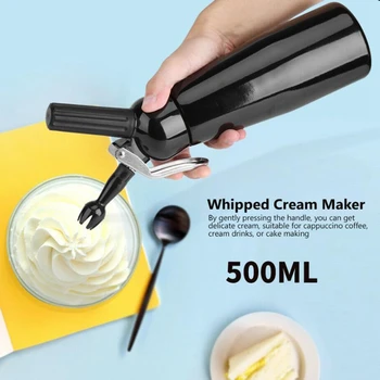

500ML Aluminum Whipped Dessert Cream Butter Dispenser Cream Whipper Foam Maker Perfect Cream Whipper Maker for Gift