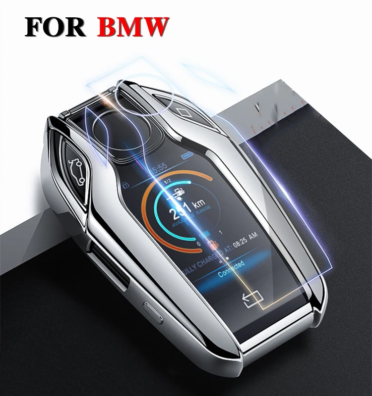 Для BMW 7 серии 740 6 GT 5 530i X3 дисплей высокого качества PC + TPU чехол для ключей защитный