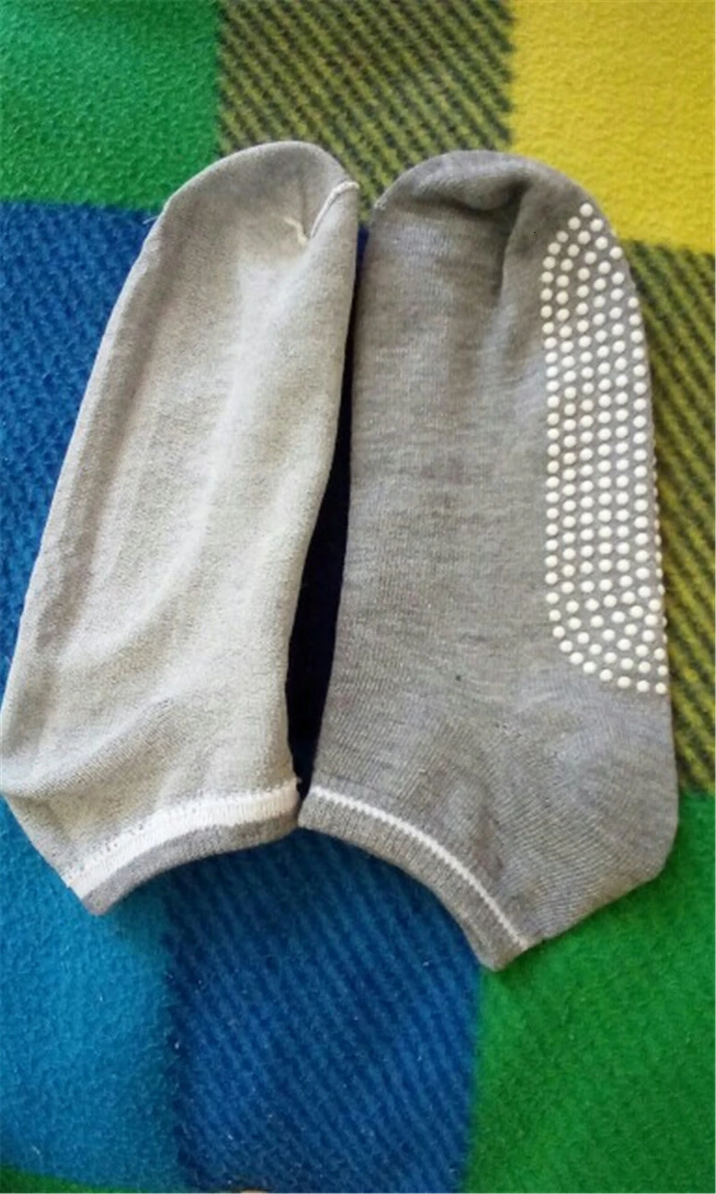 1 пара, женские носки для йоги, Противоскользящие силиконовые носки для спортзала, носки для пилатеса и балета, спортивные дышащие хлопковые носки для фитнеса, эластичные, 5 цветов