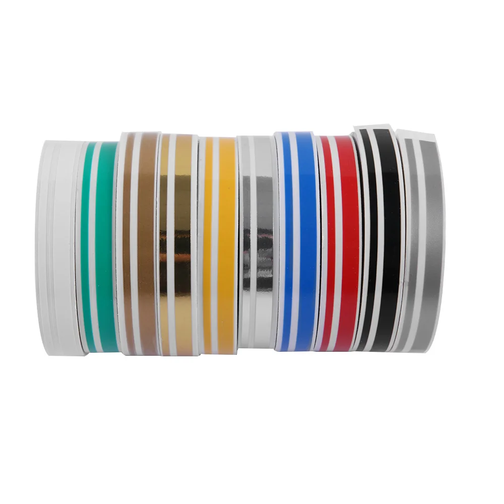 1 Roll Solid Color Car Body Decal Vinyl Sticker Striping Double Line Tape Car Decor Auto Accessories