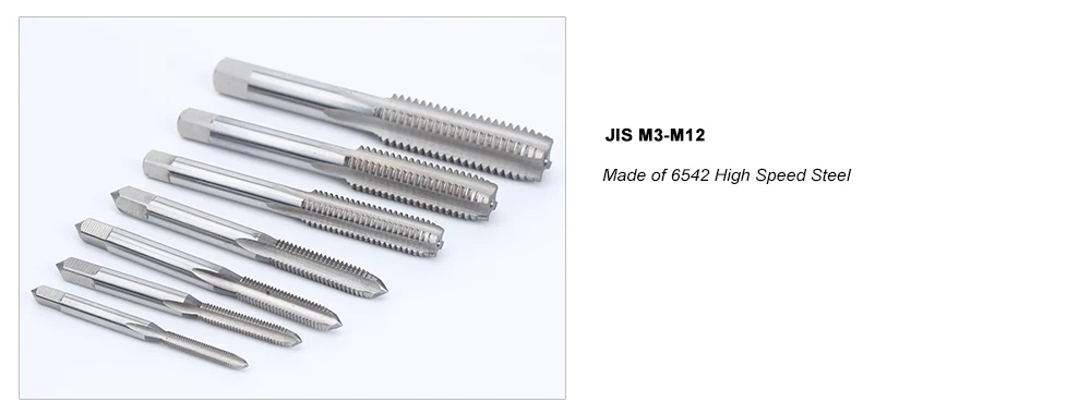 7 pces M3-M12 torneiras de rosca conjunto