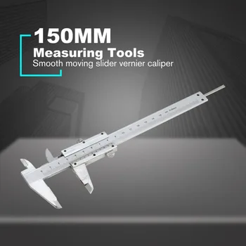 

150MM Mini Gauge Measurement Stainless Steel Sliding Vernier Caliper Tool Ruler 6inch Micrometer Measuring Tools