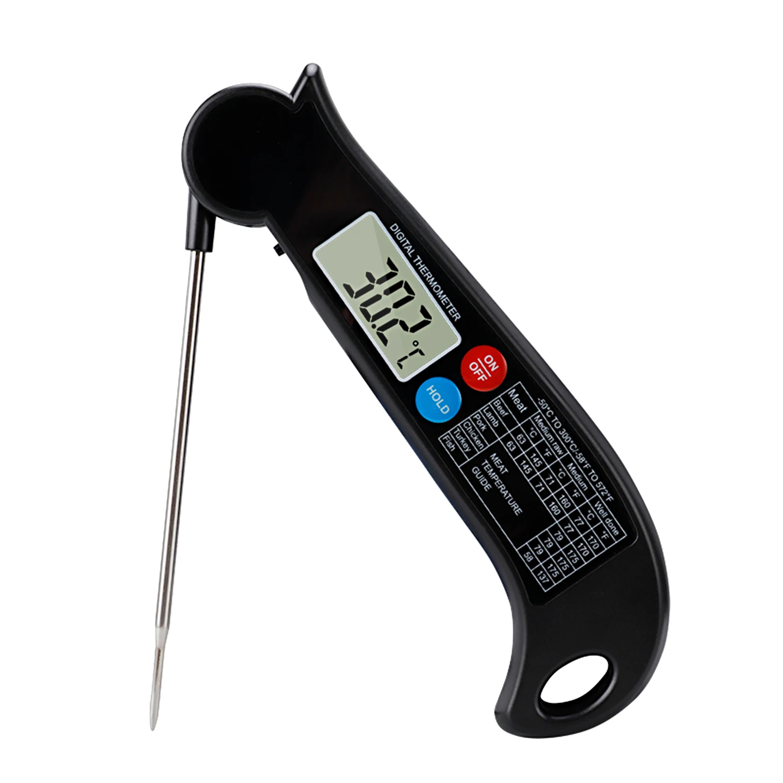 Цифровой термометр для мяса улучшенный водонепроницаемый мгновенное считывание