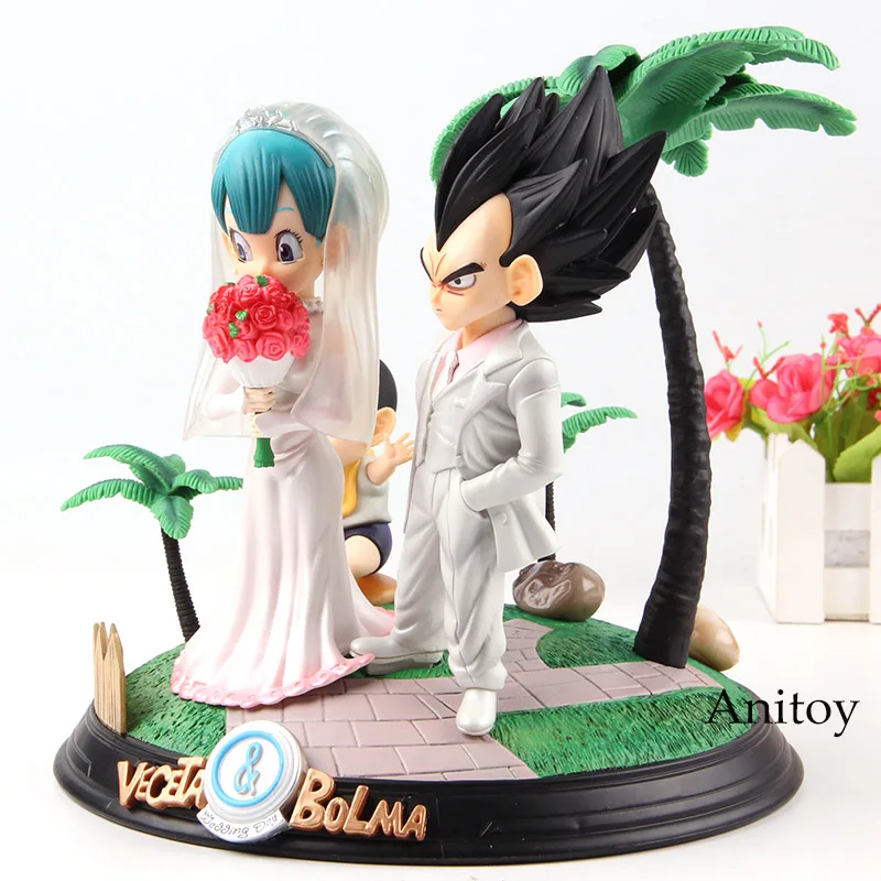 Dragon Ball фигурка Вегета бульма свадебный день с плавками детский Dragon Ball фигурка ПВХ Коллекция Модель набор игрушек