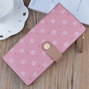 

NEW-Little Daisy Women's Wallet Fashion New PU Leather Handbag Zipper Buckle Wallet Multi-Card Card Holder