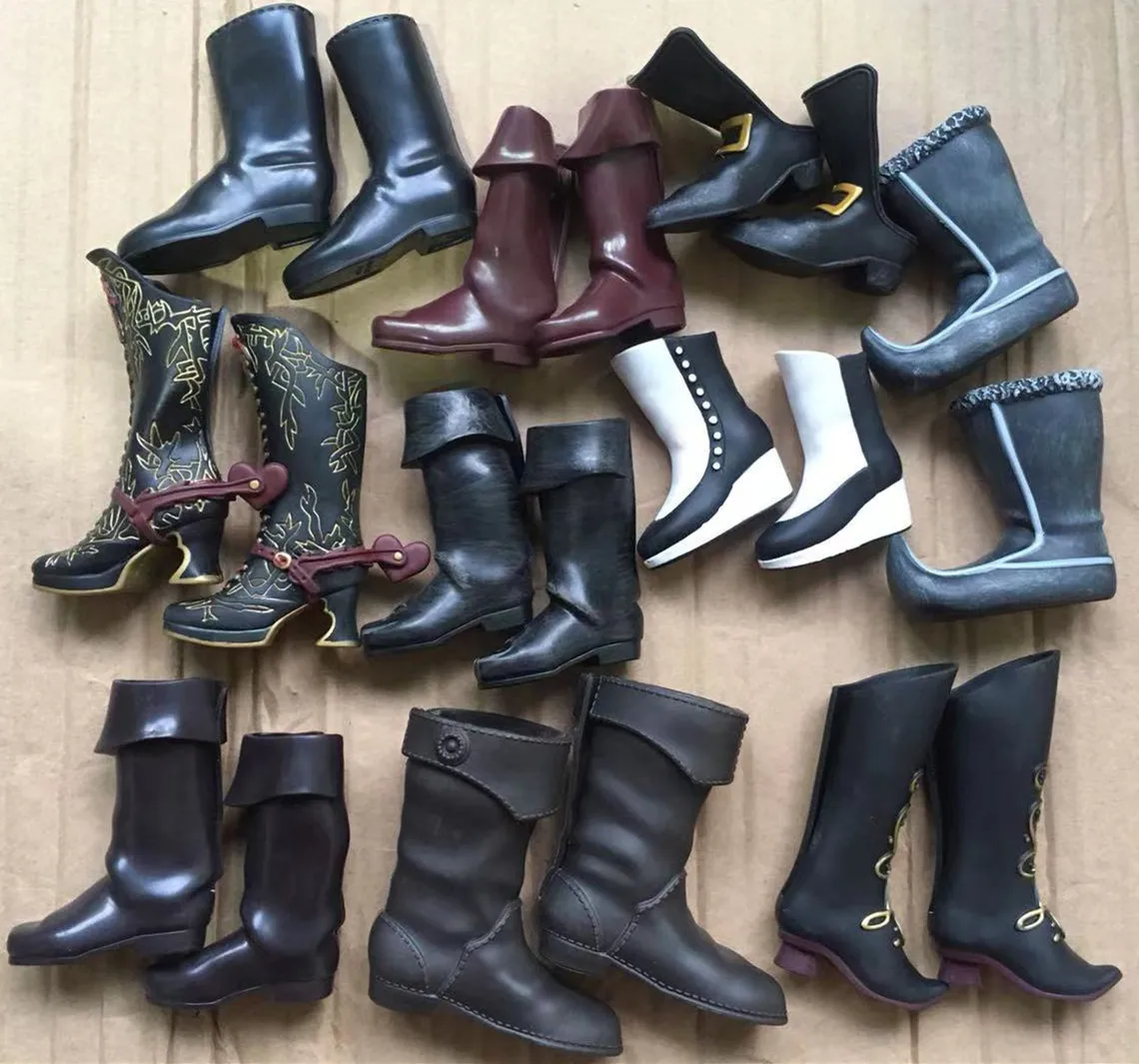 Original Prince Shoes Male Doll Shoes Boots Dolls DIY Accessories Sandals Clothes 1/6 Male Doll Boots