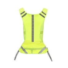 Открытый протектор высокая видимость Регулируемая быстрая сушка безопасности дорожного движения GearTank Предупреждение ющий светоотражающий жилет