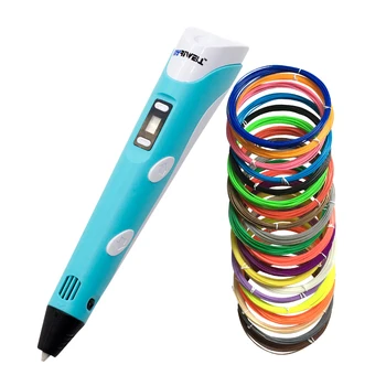 

Myriwell Creative Toy Original RP-100B RP-200A 3D printing pen 1.75mm 3d drawing Design pens with LED Display for the Kids gifts