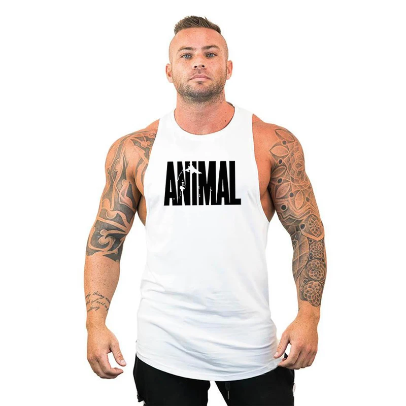 

Brand Gym Tank Tops Casual Cotton Men Sleeveless Fashion Bodybuilding Clothing Undershirt Fitness Stringer Muscle Workout Vest