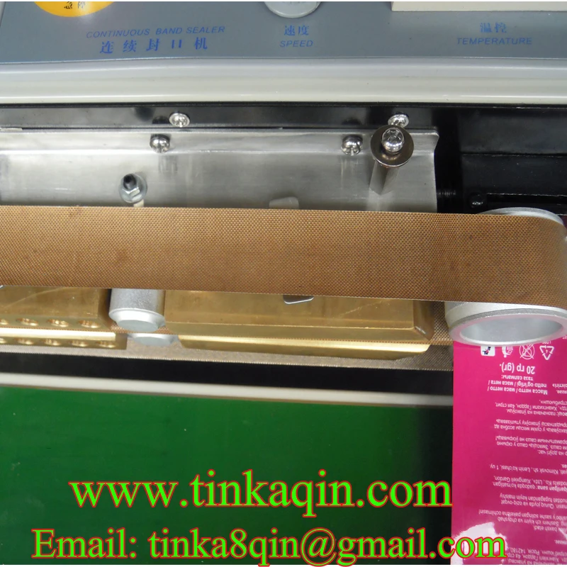 FRB-770I-F30 Automatic sealing machine Continuous Sealer Plastic bag packaging machine Kraft paper bag Food bag sealing machine Vacuum bag Sealer Commercial household sealing machine