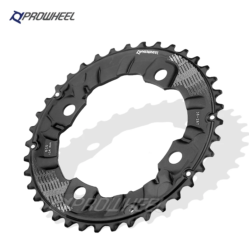 PROWHEEL 64BCD 104BCD MTB велосипедные звездочки двойной звездочка цепной передачи 26т 28 Т 36