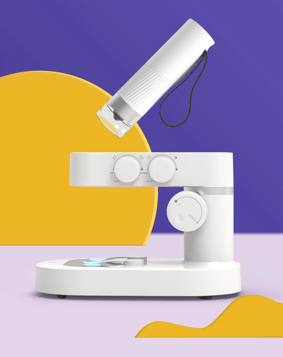 Children Biological 400X WIFI Digital Electronic Portable Microscope Home School Science Educational Toy Gift For Phone PC Ipad