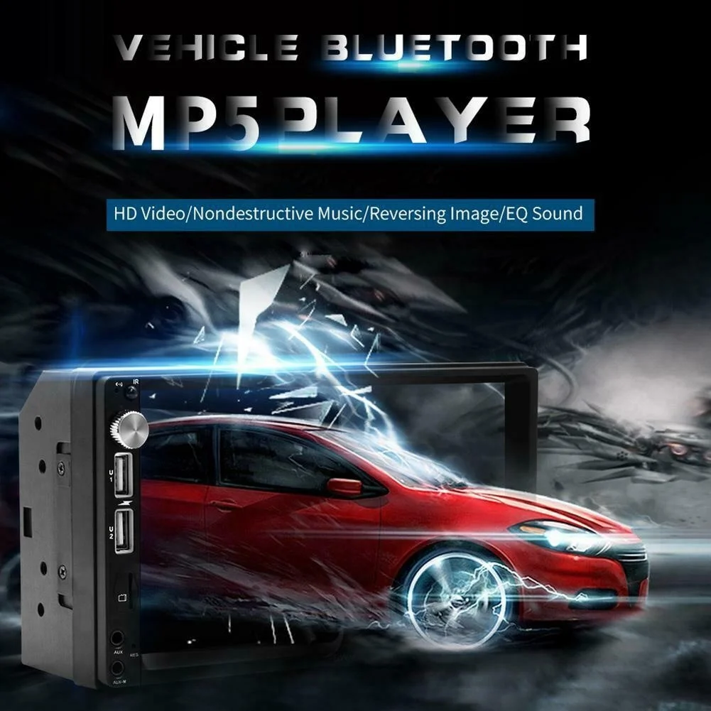 SWM X5 двойной 2 DIN автомобильный стерео 7 дюймов Bluetooth AUX RCA FM радио приемник головкой Авторадио+ камера
