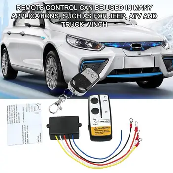 

12V Long Range Wireless Remote Control Kit For Truck Accessories Jeep Switch Car Car ATV New Winch Control Remote Waterproo J4S7