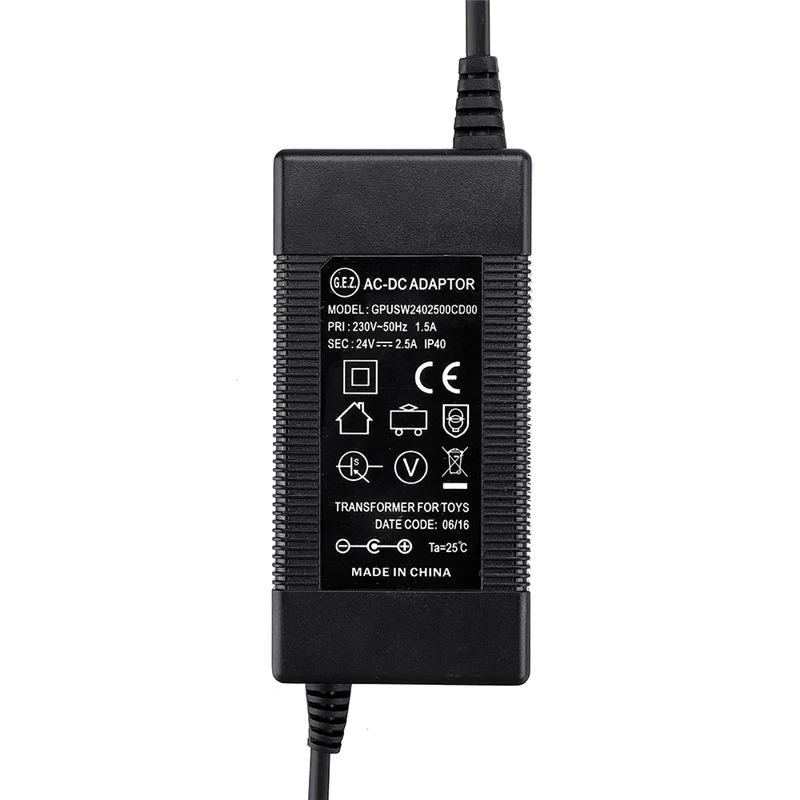 AC100-240V к DC24V 2.5A Питание адаптер питания освещение Трансформатор зарядное устройство ЕС США Разъем для светодиодной ленты свет лампы аксессуар