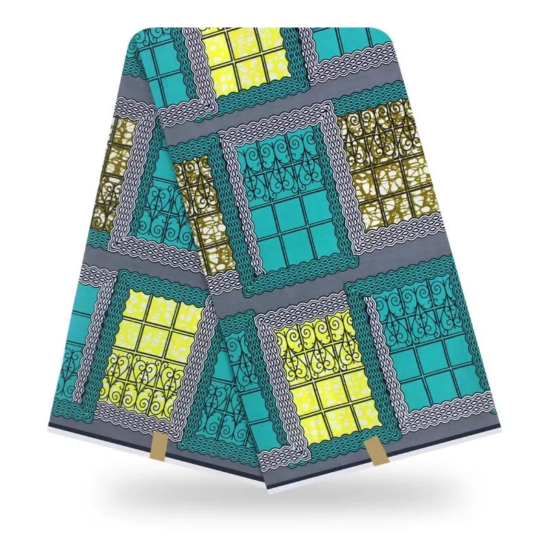 Miss. L Новая африканская восковая хлопковая ткань с принтом, высокое качество, Анкара, восковая Ткань 6 ярдов/шт для шитья SP19S12109