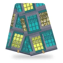 Miss. L Новая африканская восковая хлопковая ткань с принтом, высокое качество, Анкара, восковая Ткань 6 ярдов/шт для шитья SP19S12109