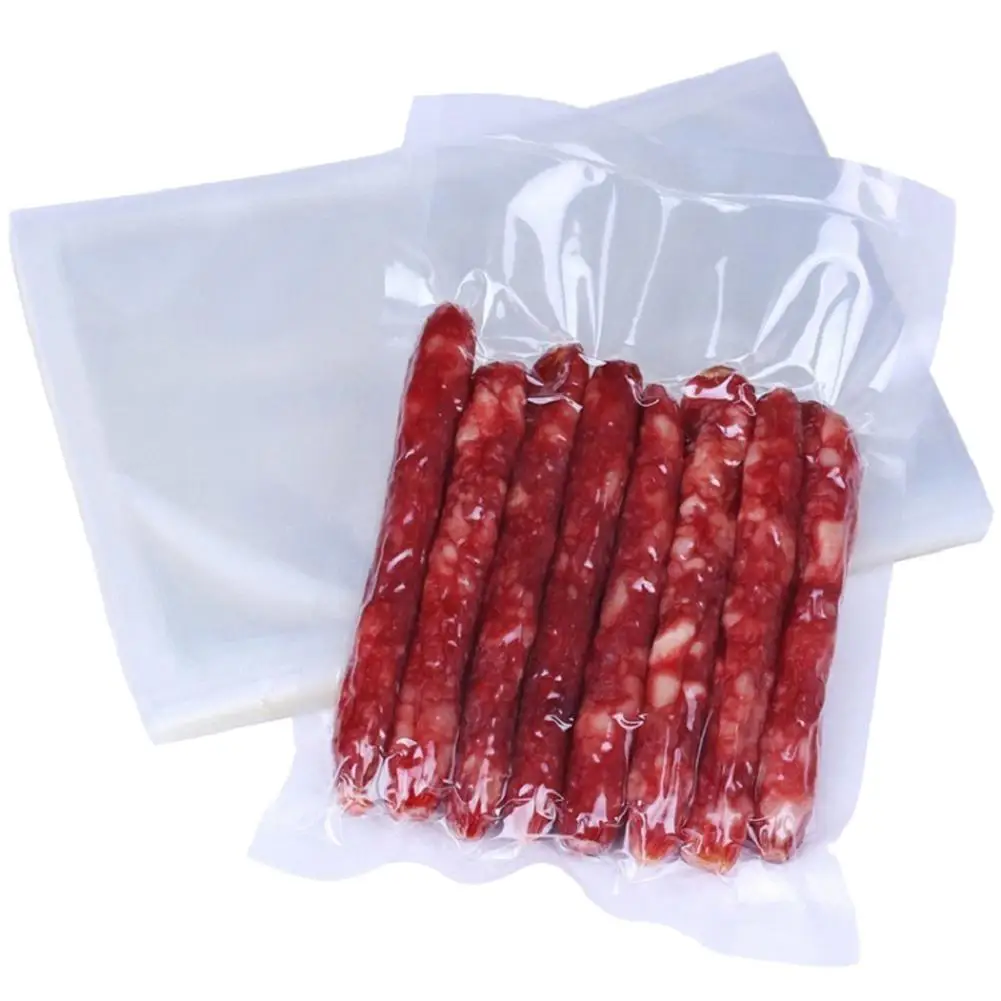 

10Pcs Transparent Vacuum Sealer Bags for Food Fresh Keeper Vaccum Bags Vacuum Sealer Storage Bags Kitchen Storage Organizer