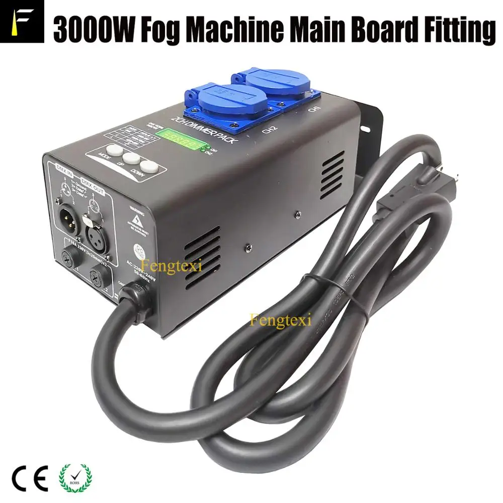 Mobile 2 Channels Dimmer Switch Linear Pack 1KW Stage Perform Light DMX Dimming Controller