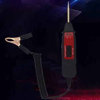 

Voltage Test LED Light Detectors Digital Display Pen Car Tester Repair Spring Line Electric Probe