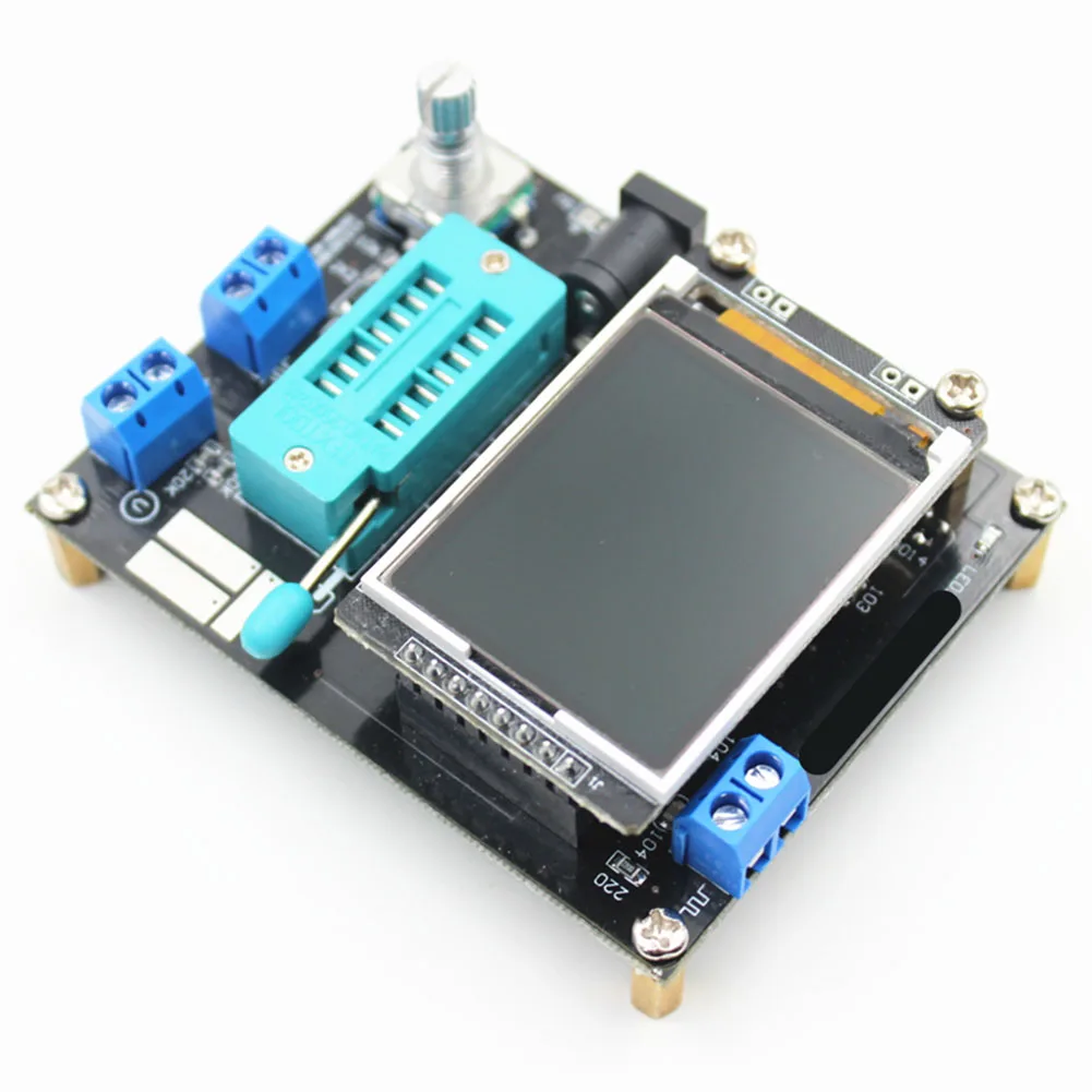 

Diodes Voltage Frequency Square Signal Generator Transistor Tester NPN Capacitance Color Display Multi Purpose Meter PWM