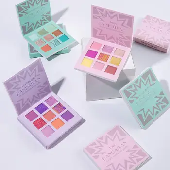 

9Color Pearlescent Matte Eyeshadow Palette Shimmer Glitter Eye Shadow Powder Palette Fashion Waterproof Matte Eyeshadow Cosmetic