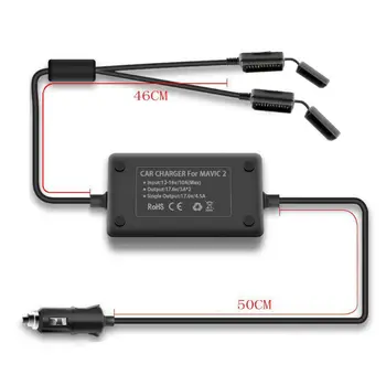 

Car Charger Dual Battery Fast Charging Adapter for DJI Mavic 2 Pro/Zoom Drone 667C