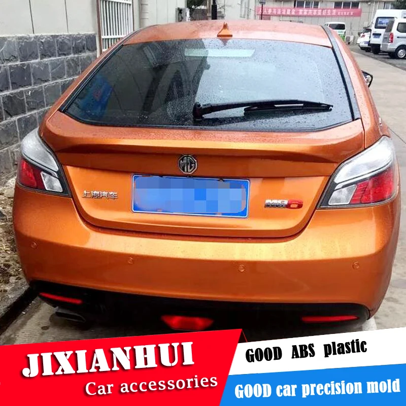 For MG6 Spoiler 2010 2013 MorrisGarages MG6 bgk Spoiler ABS plastic Material Car Rear Wing Color