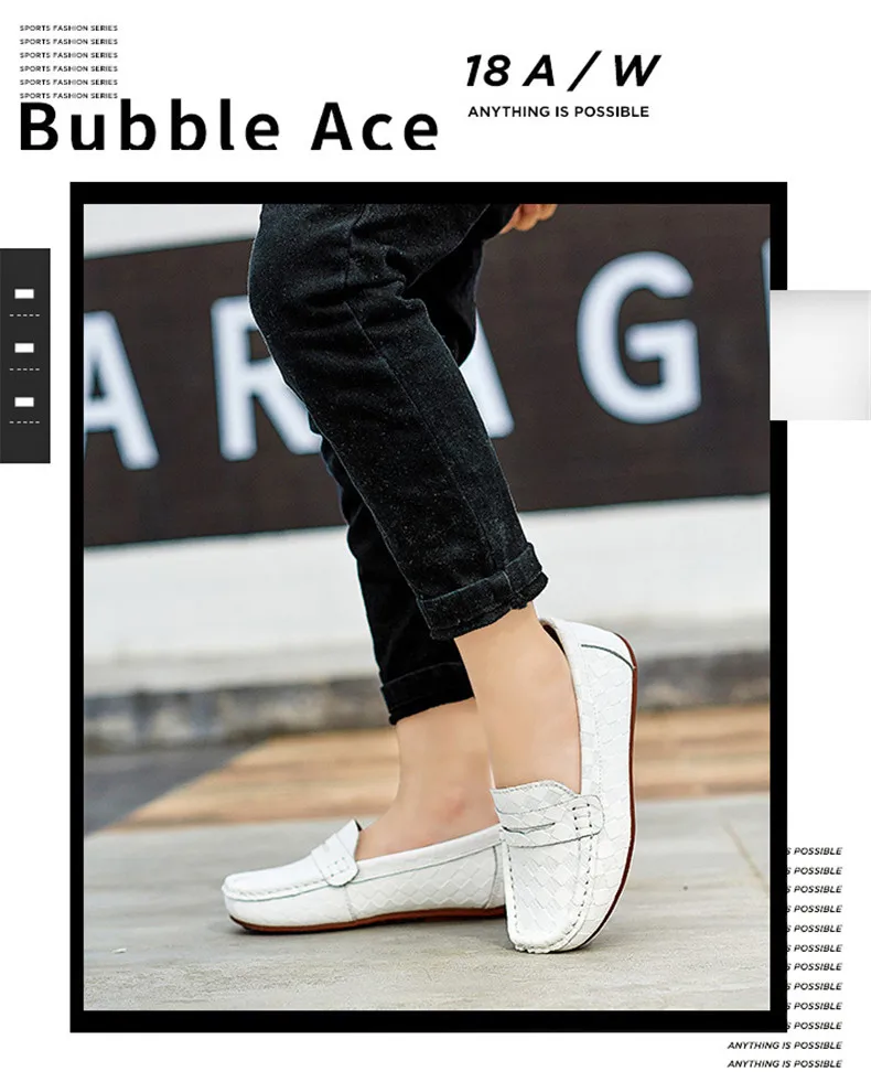 2020 Spring Genuine Leather Kids Shoes for Boys Mocassins Fashion Soft Children Shoes For Boy Casual Flat Slip On Loafers (14)