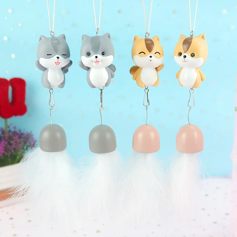 Мультяшные полимерные le baby Rat Wind Chime Подвеска для студентов, подарок для детей, креативный домашний резиновый колокольчик INS