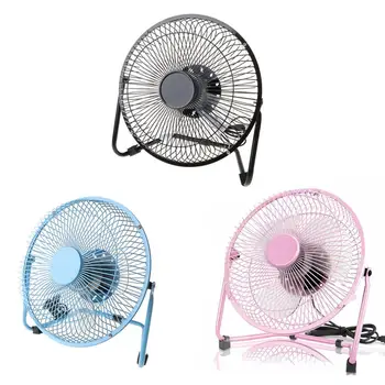 

USB Powered Metal 8 Inch Portable USB Desk Fan with 2 Speeds Switch Personal Cooling Fan for Home Office Table Outdoor