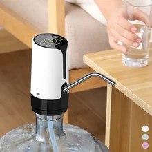 Автоматическая электрическая бутылка для питьевой воды, насос, диспенсер для воды, переключатель бутылки воды, usb зарядка, портативный для дома и офиса, 1 шт