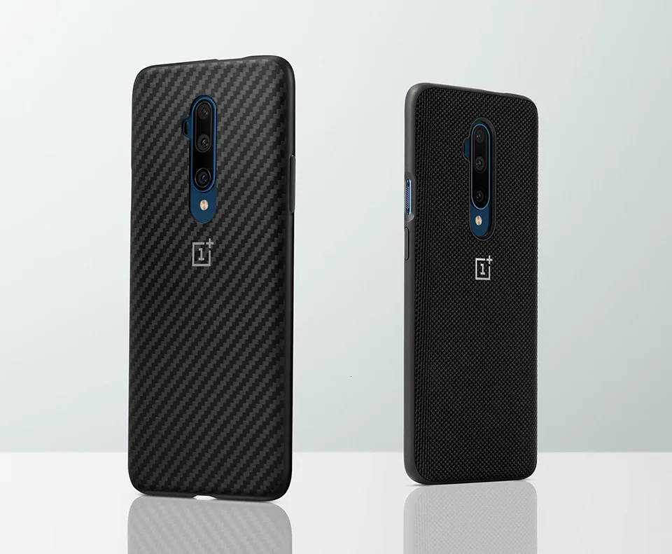 Чехол-бампер Karbon для OnePlus 7T Pro Karbon со встроенной текстурой, защита без ущерба для идеальной посадки