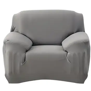 

Solid color elastic single sofa cover all-inclusive non-slip cloth art sofa cover sofa chair protective cover living room