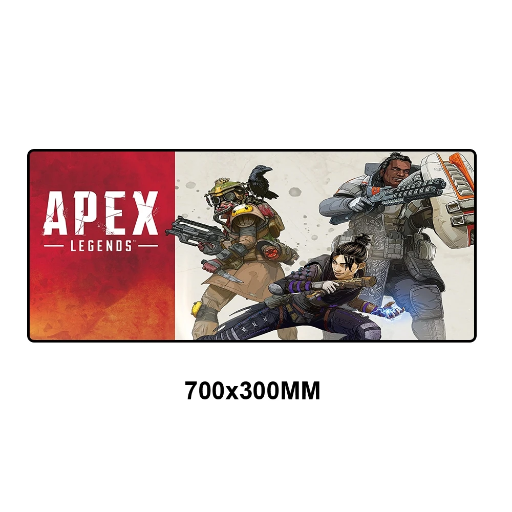 Большой размер XL Apex Legends, резиновый игровой коврик для мыши для ПК, компьютера, ноутбука, коврик для мыши, геймерский коврик для мыши, Настольный коврик для клавиатуры, коврик для мыши - Цвет: APEX-010