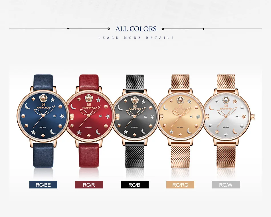 NAVIFORCE женские часы люксовый бренд простые Кварцевые женские наручные часы водонепроницаемые Модные Повседневные часы девушка часы Reloj Mujer
