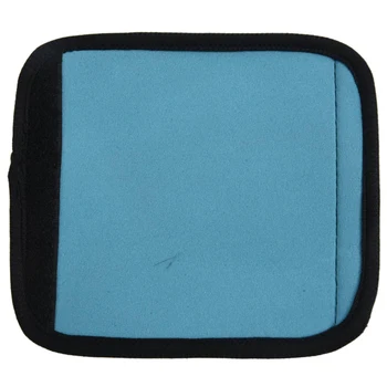 

Travelling Luggage Suitcase Handle Comfort Wraps Identifier Tags Blue