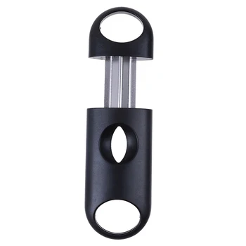 

Cohiba Cigar Accessories Metal V Shaped Blade Plastic Cigar Cutter Scissors V-Cut Clipper Port Cuba Cigar Cutter