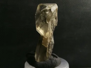 

53.4gNatural gray ghost crystal single crystal, crystal cluster quartz mineral specimen.