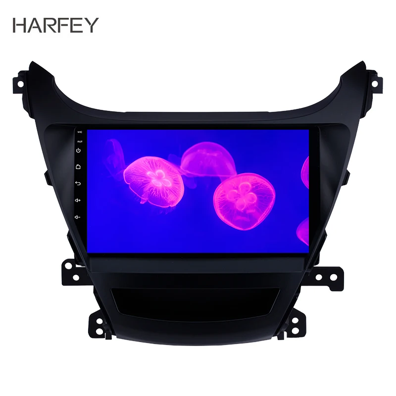 

Harfey AUX RDS Auto radio for 2014-2016 Hyundai Elantra 9" GPS Navigation Bluetooth Car Stereo TV Tuner Rearview Camera IPOD MP3