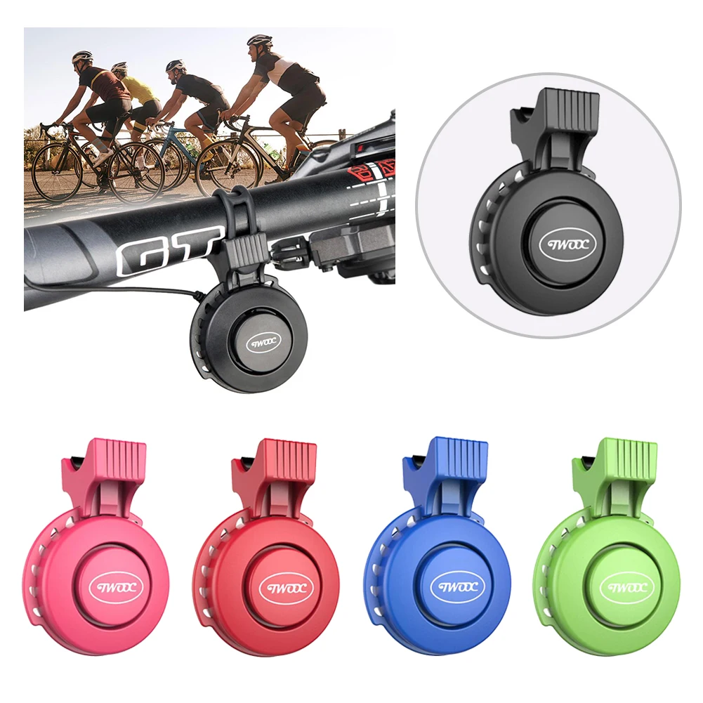 

1pc Bicycle Bell 120db Waterproof Cycling Bike Bells Electric Horn Mini Portable Silicone MTB Road Cycling Handlebar Bells