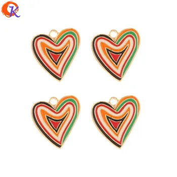 

Cordial Design 50Pcs 18*19MM Jewelry Accessories/Charms/DIY Making/Paint Effect/Heart Shape/Hand Made/Earring Findings/Pendant