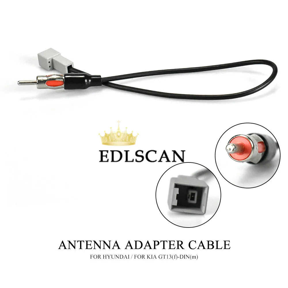 EDLSCAN 13-001 ISO жгут проводов для HYUNDAI для KIA антенный Кабель-адаптер 13-001