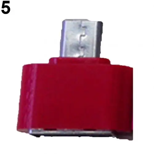 Красный 2 шт микро USB мужчина к USB 2,0 адаптер OTG конвертер для планшет телефон Android - Цвет: Красный